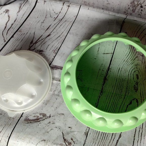 Vintage Tupperware Mint Green Jello Gelatin Ice Mold 3PC 1201-1, 1202-2, 1203-2 - Picture 7 of 9